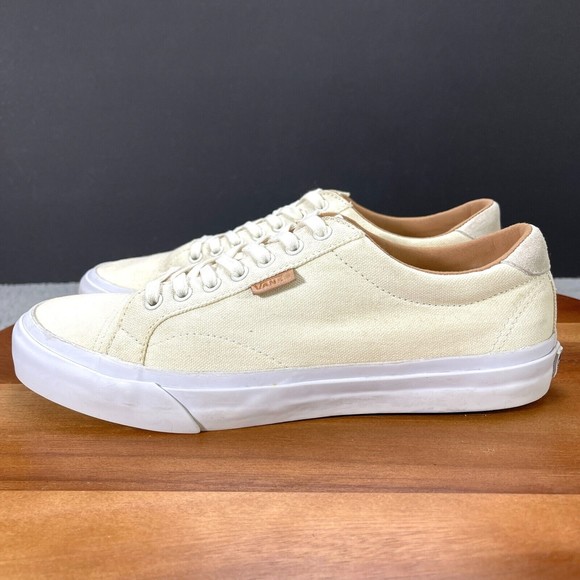 Vans Court Mens Size 8.5 Sneakers Shoes Canvas Marshmallow Ultra Cush - Picture 3 of 9